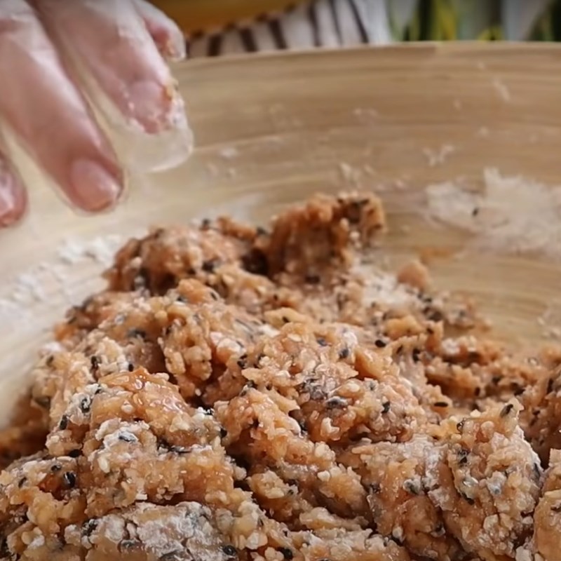 Step 2 Mixing the dough for fermented tofu cake