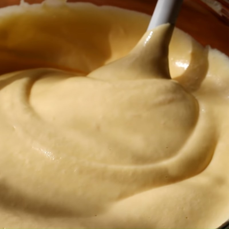 Step 3 Mixing the cake batter Chiffon roll cake