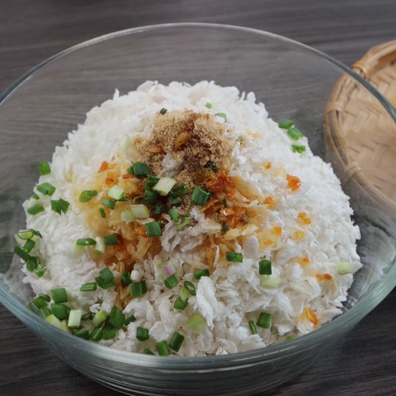 Step 1 Mix the porridge Crispy Fried Porridge
