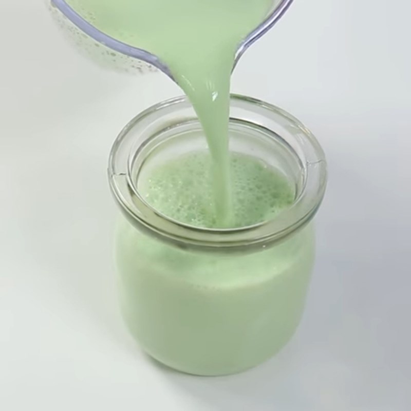 Step 3 Yogurt incubation Pandan yogurt