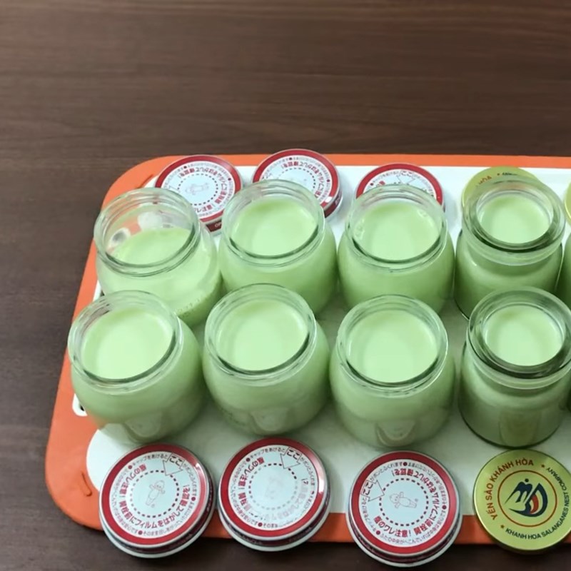 Step 3 Yogurt incubation Matcha yogurt