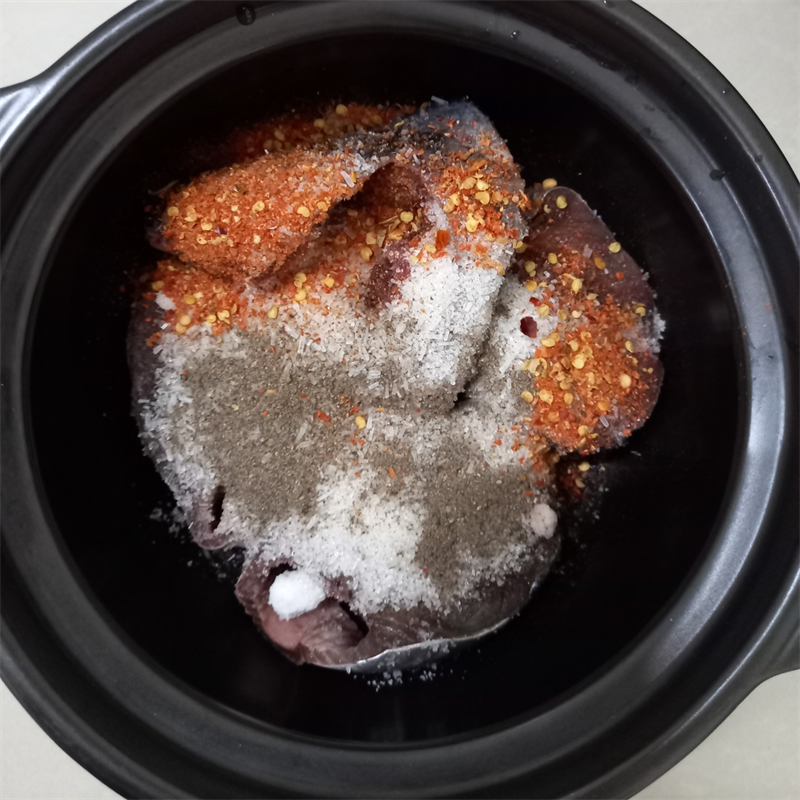 Step 2 Marinate the fish for Coconut Braised Tuna