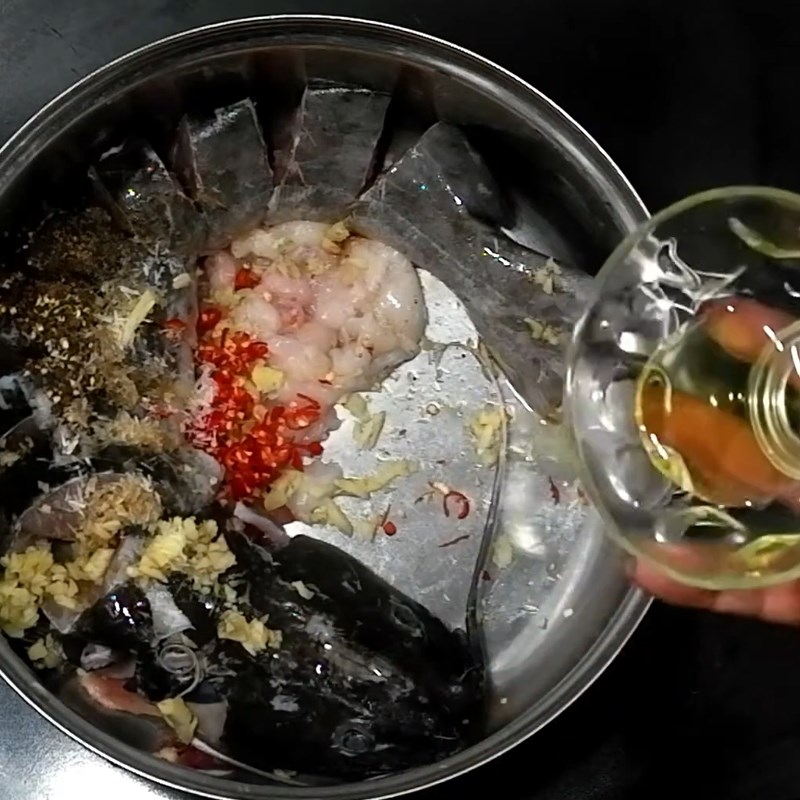 Step 3 Marinate the fish Steamed catfish