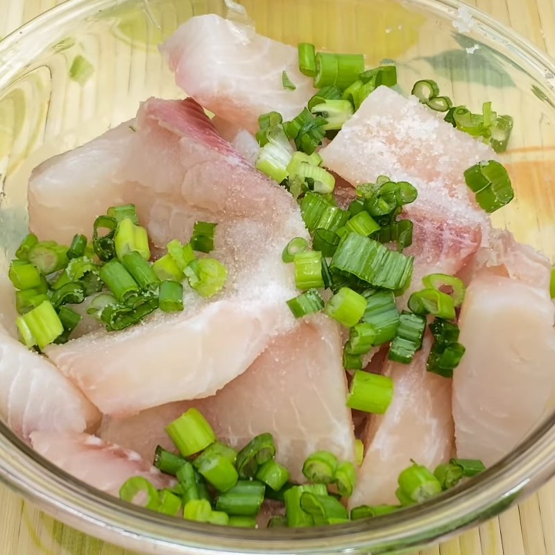 Step 3 Marinate the fish Fish cake