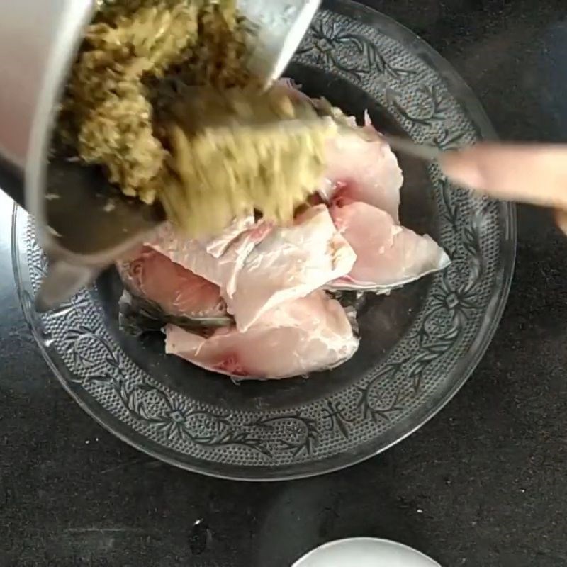 Grilled Carp with Ginger and Fermented Rice using an Air Fryer 8 Step 4 Marinating the carp Grilled carp with fermented rice