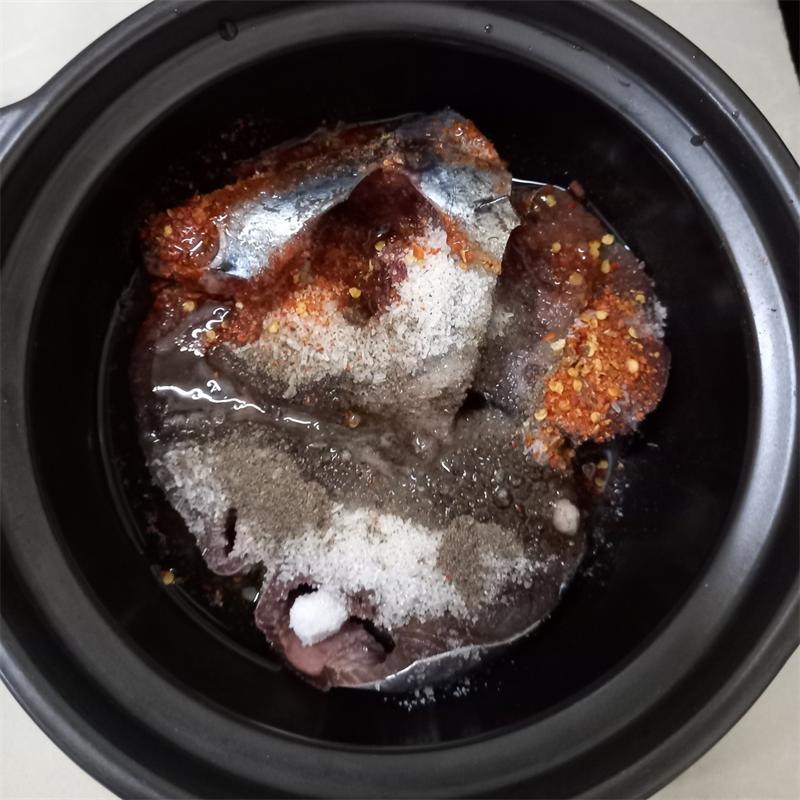 Step 2 Marinate the fish for Coconut Braised Tuna