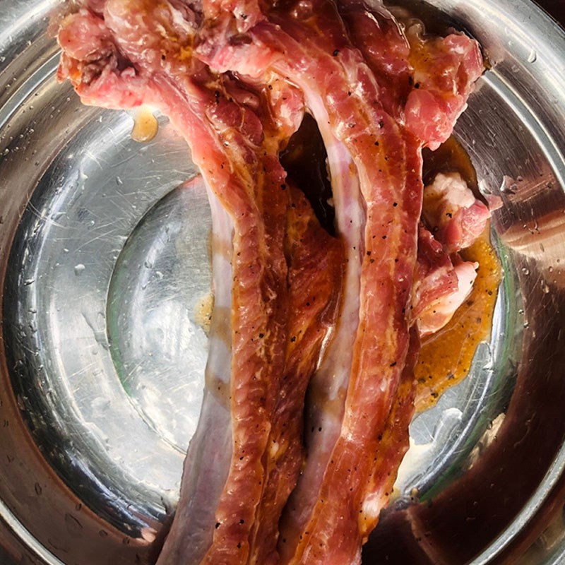 Step 2 Marinate Pork Ribs BBQ Grilled Ribs using an Air Fryer