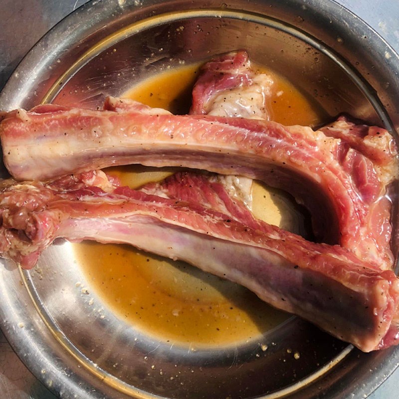 Step 2 Marinate Pork Ribs BBQ Grilled Ribs using an Air Fryer