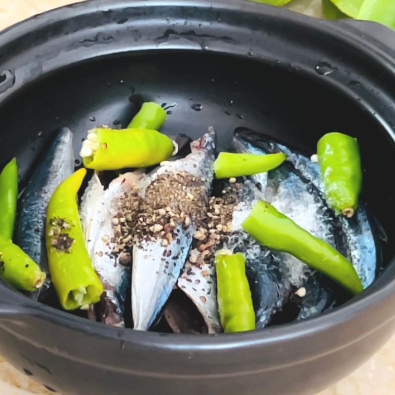 Step 2 Marinate and Braise Fish Mackerel Braised with Green Chili