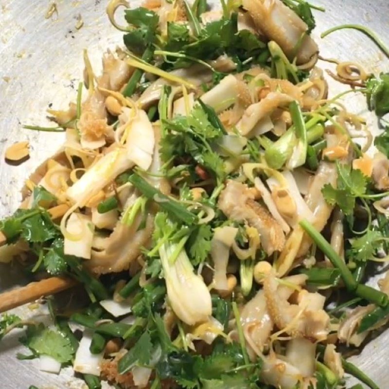 Step 6 Final product Stir-fried beef tripe