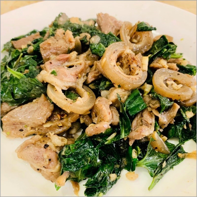 Step 3 Stir-fried goat meat and betel leaves Stir-fried goat meat with betel leaves (Recipe shared by users)