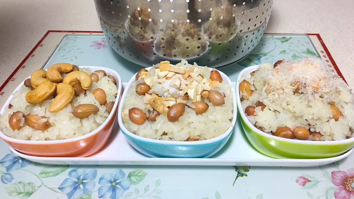 4 simple ways to cook sticky rice with a multi-functional electric pressure cooker for breakfast 34 Peanut Sticky Rice using a pressure cooker